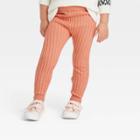 Toddler Girls' Solid Sweater Pull-on Leggings - Cat & Jack Orange