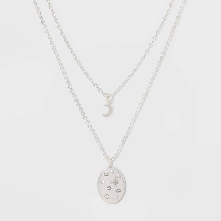 Distributed By Target Two Rows And Starburst Short Necklace -