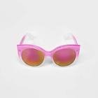 Girls' Glitter Sunglasses - Cat & Jack Pink, Girl's,