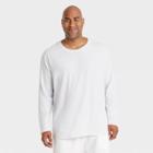Men's Big & Tall Long Sleeve Performance T-shirt - All In Motion True White