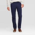 Men's Slim Chino Pants - Goodfellow & Co Xavier Navy 42x34,