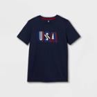 All In Motion Boys' Short Sleeve 'usa' Graphic T-shirt - All In