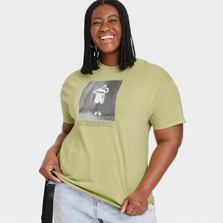 Ph By The Phluid Project Pride Adult Plus Size Two Spirit We'wha Phluid Project Short Sleeve T-shirt - Green