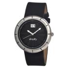 Women's Simplify The 1300 Watch With Engraved Sunray Dial - Black/silver
