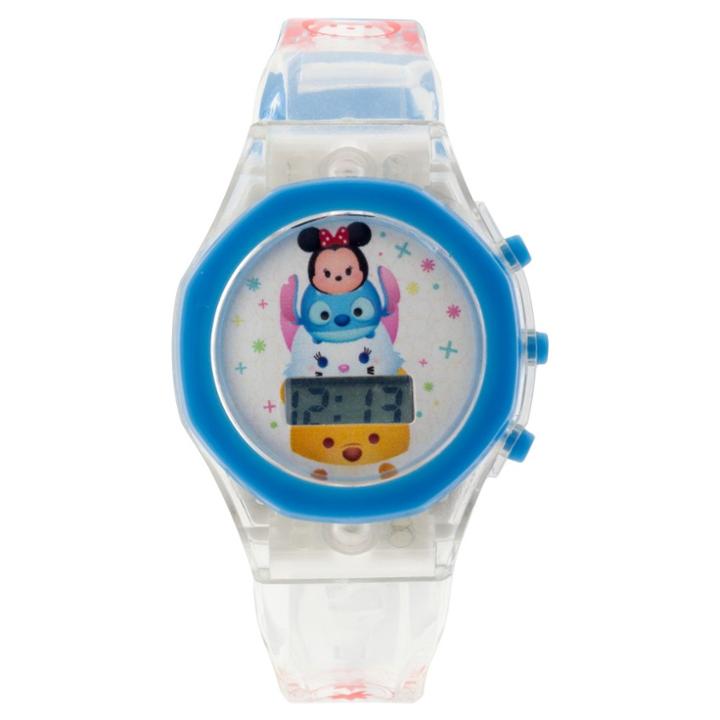 Kid's Tsum Tsum Flashing Lights Watch - White, Girl's,
