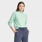Women's Crewneck Light Weight Pullover Sweater - A New Day Blue
