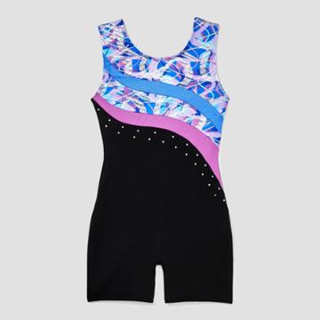 Girls' Biketard - Freestyle By Danskin Black