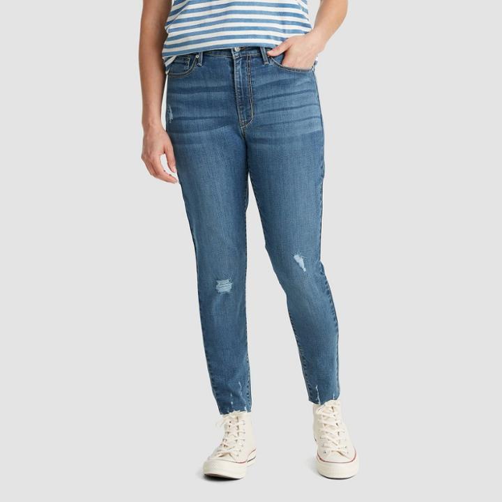 Denizen From Levi's Women's Curvy High-rise Jeggings - (juniors') Dawn Blue