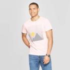 Men's Standard Fit Short Sleeve T-shirt - Goodfellow & Co Dusk Pink