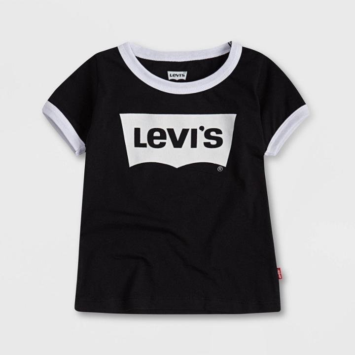 Levi's Toddler Girls' Short Sleeve Graphic T-shirt - Black