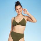 Sunn Lab Swim Women's Tie Front Bralette Bikini Top - Sunn Lab