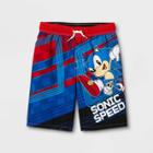 Boys' Sonic The Hedgehog Swim Trunks - Red