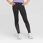Girls' Shine Color Blocked Performance Leggings - C9 Champion Black S, Girl's,