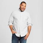Men's Big & Tall Standard Fit Long Sleeve Northrop Button-down Shirt - Goodfellow & Co Molten