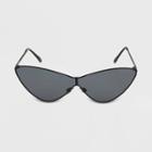 Women's Slim Shield Sunglasses - Wild Fable Black