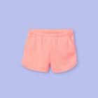 Girls' French Terry Shorts - More Than Magic Neon Peach