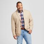 Men's Big & Tall Standard Fit Linen Blazer - Goodfellow & Co Tan