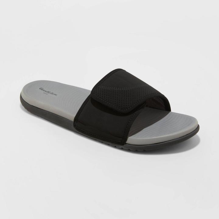 Men's Lester Flip Flop Sandals - Goodfellow & Co Black