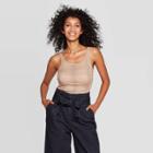 Women's Scoop Neck Any Day Tank Top - A New Day Brown M, Women's, Size: