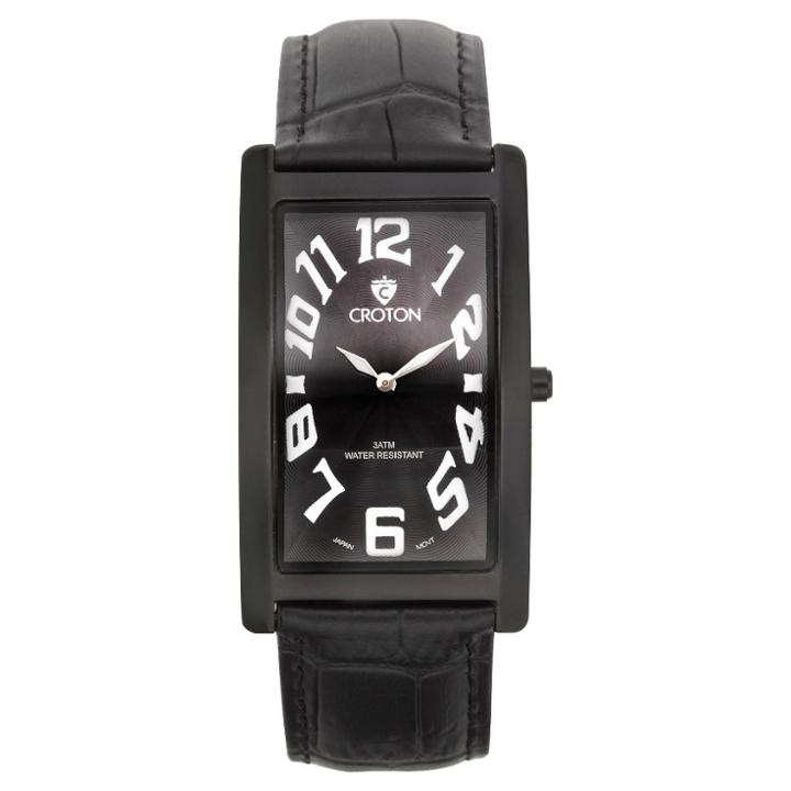 Men's Croton Analog Watch - Black Dial