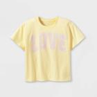 Girls' Boxy Short Sleeve Graphic T-shirt - Art Class