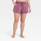 Women's Mid-rise French Terry Shorts 3.5 - All In Motion Purple