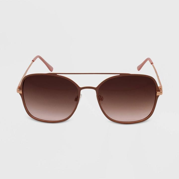Women's Aviator Sunglasses - Wild Fable Pink