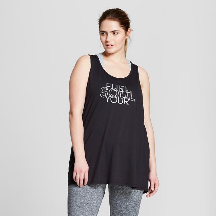 Women's Plus-size Graphic Tank Top - C9 Champion Black