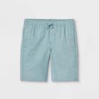 Boys' Striped Pull-on Woven Shorts - Cat & Jack Ocean Green