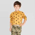 Toddler Boys' Long Sleeve Mountain Graphic T-shirt - Art Class Mustard Yellow 5t, Toddler Boy's