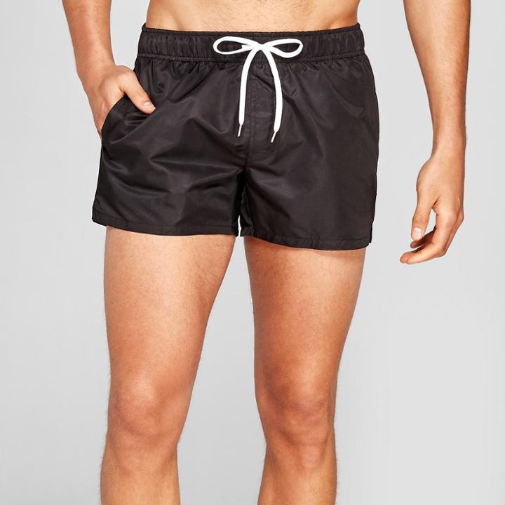 Men's Evolve By 2(x)ist 4 Woven Swim Shorts - Black