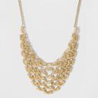 Women's Natasha Accessories Gold Delicate Designed Statement Necklace - Gold (10),