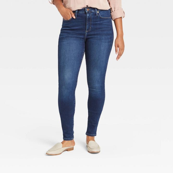 Women's High-rise Skinny Ankle Jeans - Universal Thread Blue Dusk