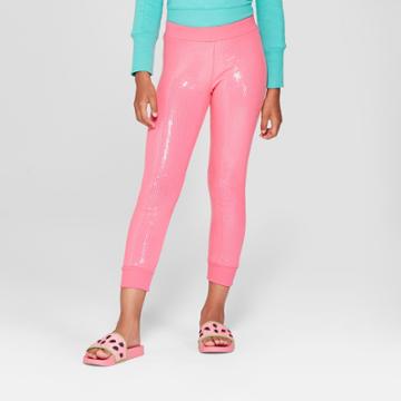 Girls' Nickelodeon Jojo's Closet Sequined Leggings - Pink