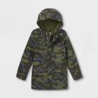 Girls' Hooded T-will Jacket - Cat & Jack Green