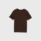 Men's Tall Standard Fit Crew Neck T-shirt - Goodfellow & Co Dark Brown