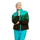 Women's Color Block Puffer Jacket - Lego Collection X Target Teal/green/black