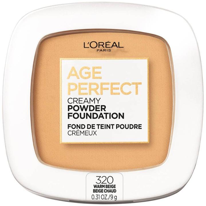 L'oreal Paris Age Perfect Creamy Powder Foundation With Minerals Warm Beige