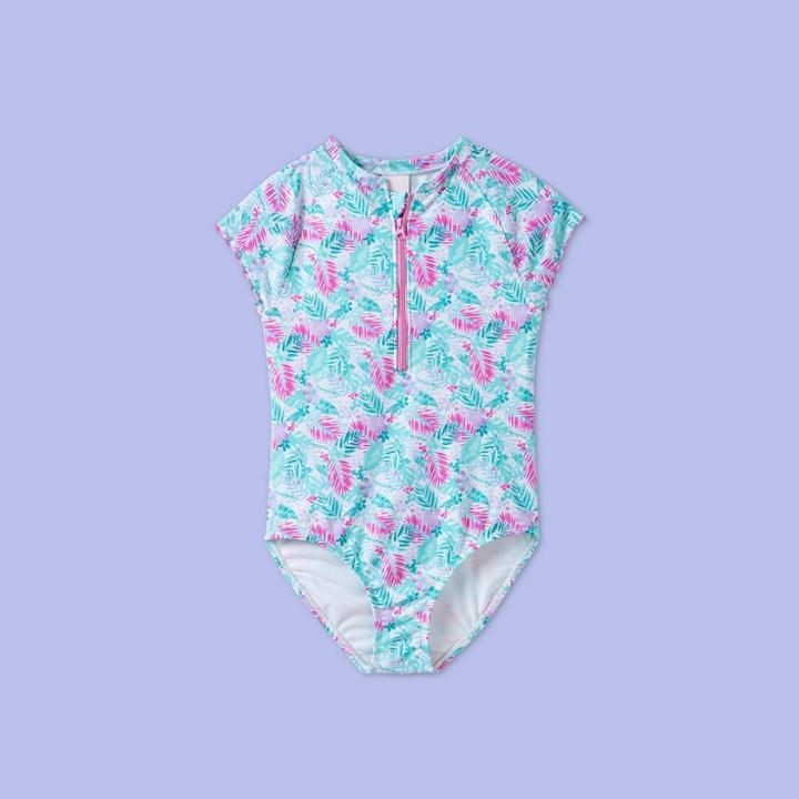 Girls' Shells Print One Piece Swimsuit - More Than Magic