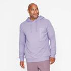 Men's Tall Relaxed Fit Hoodie Sweatshirt - Goodfellow & Co Purple