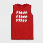 All In Motion Boys' Sleeveless Stars Graphic T-shirt - All In