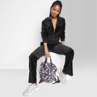 Women's Velour Zip-up Hoodie - Wild Fable Black