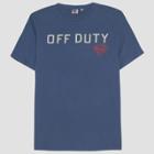 Junk Food Men's Superman Men Off Duty Short Sleeve T-shirt - Blue