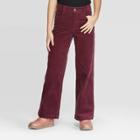Girls' Wide Leg Pants - Art Class Maroon Xs, Girl's, Purple