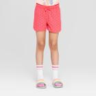 Girls' Eyelet Shorts - Cat & Jack Coral (pink)