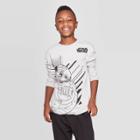 Boys' Star Wars Bb-8 Force Long Sleeve T-shirt With Back Hit - Gray