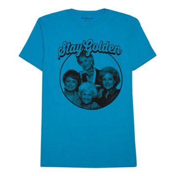 The Golden Girls Men's Golden Girls Stay Golden T-shirt - Blue