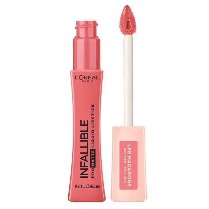 L'oreal Paris Infallible Pro-matte Liquid Lipstick Les Macarons 824 Guava Gush