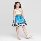 Girls' Toy Story Jessie Cosplay Dress - White/blue