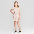 Girls' Short Sleeve A Line Dress - Cat & Jack Blush